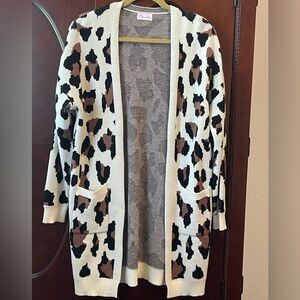 Leopard Cozy Cardigan Sweater